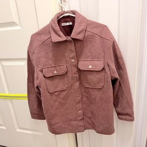 Women's Mauve Utility Jacket